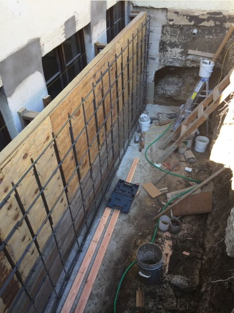 Foundation rebar reinforcement