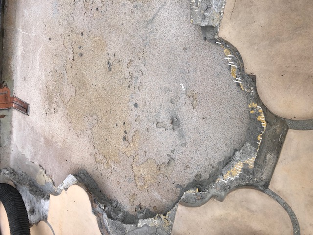 Tile deck waterproofing on plywood substrate delaminating due to water migrating under deck tiles