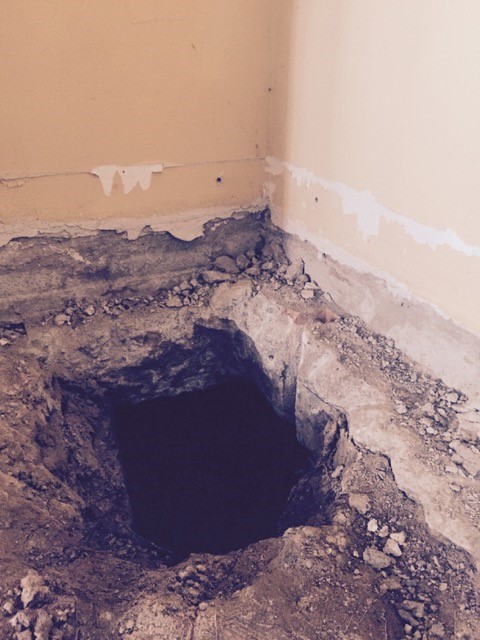 Engineer requires underpinning basement corner footings