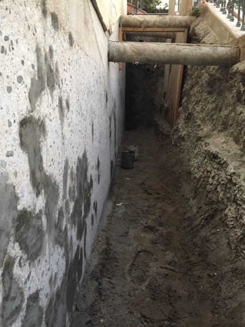 Foundation excavation