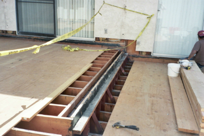 Framing corrections necessary to prevent waterproofing failures